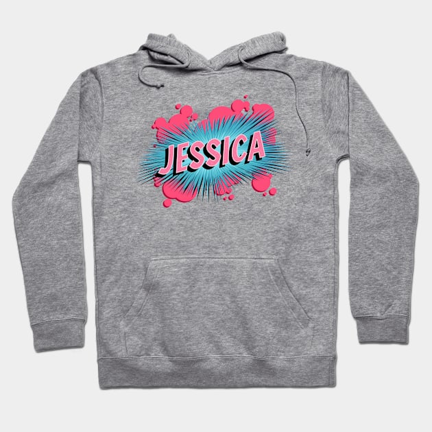 Jessica, Friendship, Classmate, Funny, Gift, Odd Hoodie by Strohalm